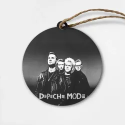 Деревянная игрушка круг Depeche mode