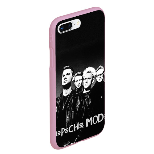 Чехол для iPhone 7Plus/8 Plus матовый Depeche mode, цвет розовый - фото 3