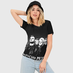 Женская футболка 3D Slim Depeche mode - фото 2