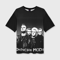 Женская футболка oversize 3D Depeche mode