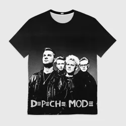 Мужская футболка 3D Depeche mode