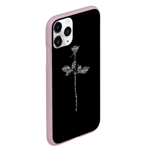 Чехол для iPhone 11 Pro матовый Depeche mode, цвет розовый - фото 3