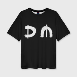 Женская футболка oversize 3D Depeche mode