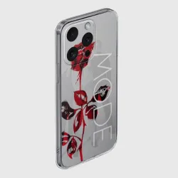 Чехол для iPhone 15 Pro Max силиконовый с защитой камеры Depeche mode - фото 2