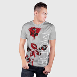 Мужская футболка 3D Slim Depeche mode - фото 2