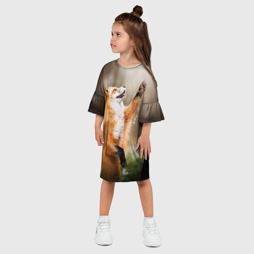 Детское платье 3D Лиса - фото 3