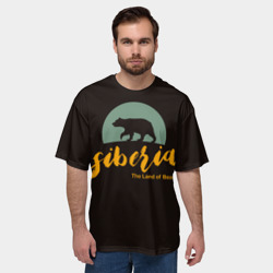 Мужская футболка oversize 3D Siberia - фото 2