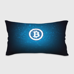 Подушка 3D антистресс Bitcoin Blue - Биткоин