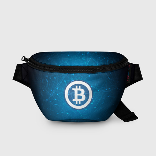 Поясная сумка 3D Bitcoin Blue - Биткоин