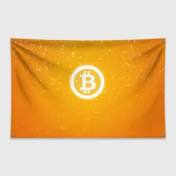 Флаг-баннер Bitcoin - Биткоин