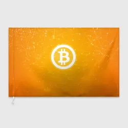Флаг 3D Bitcoin - Биткоин