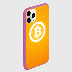 Чехол для iPhone 11 Pro матовый Bitcoin - Биткоин - фото 2