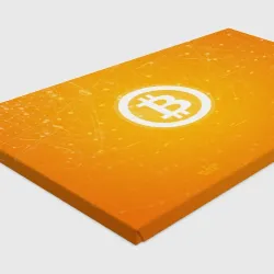 Холст прямоугольный Bitcoin - Биткоин - фото 2