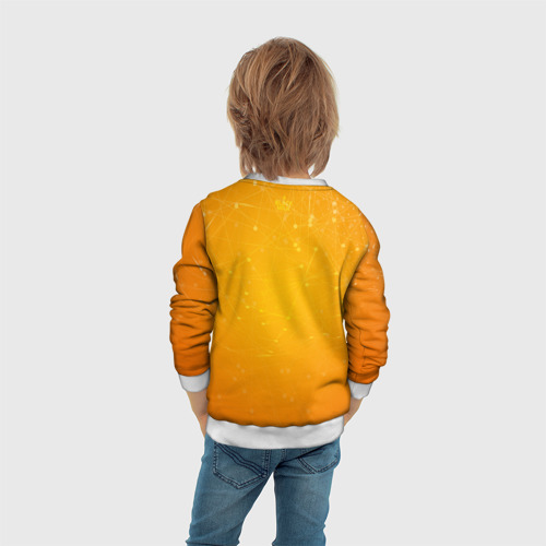 Детский свитшот 3D Bitcoin - Биткоин, цвет 3D печать - фото 6
