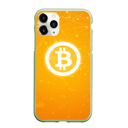 Чехол для iPhone 11 Pro матовый Bitcoin - Биткоин