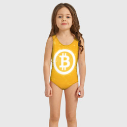 Детский купальник 3D Bitcoin - Биткоин