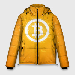 Мужская зимняя куртка 3D Bitcoin - Биткоин