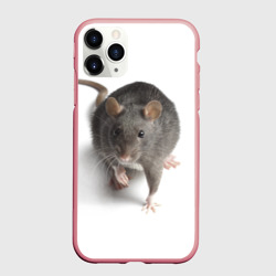Чехол для iPhone 11 Pro Max матовый Крыса