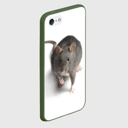 Чехол для iPhone 5/5S матовый Крыса - фото 2