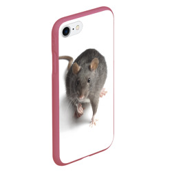 Чехол для iPhone 7/8 матовый Крыса - фото 2