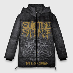 Женская зимняя куртка Oversize Suicide Silence - bone eye black crown