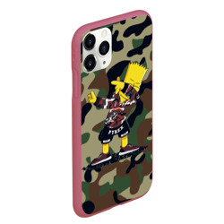 Чехол для iPhone 11 Pro Max матовый Dab Bart Simpson - фото 2