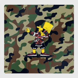 Магнитный плакат 3Х3 Dab Bart Simpson