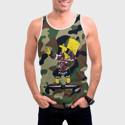 Мужская майка 3D Dab Bart Simpson - фото 3