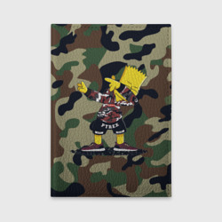 Обложка для автодокументов Dab Bart Simpson