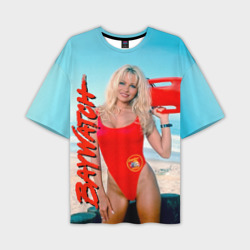 Мужская футболка oversize 3D Baywatch Памела