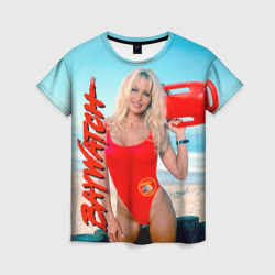 Женская футболка 3D Baywatch Памела