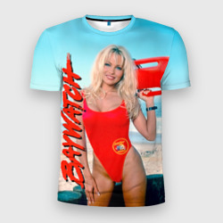 Мужская футболка 3D Slim Baywatch Памела