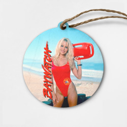Деревянная игрушка круг Baywatch Памела