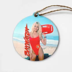 Деревянная игрушка круг Baywatch Памела