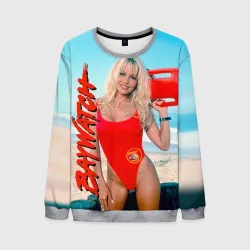 Мужской свитшот 3D Baywatch Памела