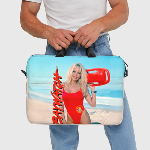 Сумка для ноутбука 3D Baywatch Памела, цвет 3D печать - фото 5