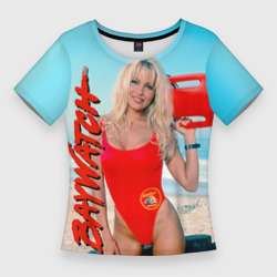 Женская футболка 3D Slim Baywatch Памела