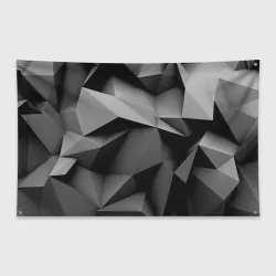 Флаг-баннер Gray abstraction