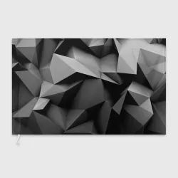 Флаг 3D Gray abstraction