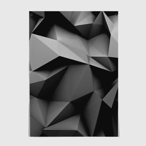 Постер Gray abstraction
