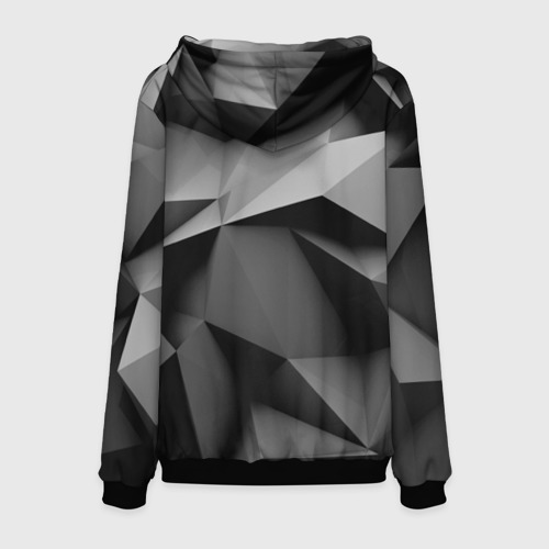 Мужская толстовка 3D Gray abstraction, цвет черный - фото 2