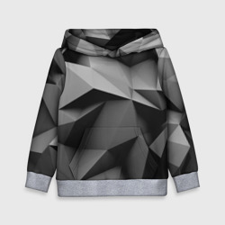 Детская толстовка 3D Gray abstraction