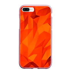 Чехол для iPhone 7Plus/8 Plus матовый Orange geometry