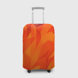 Чехол для чемодана 3D Orange geometry