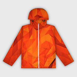 Женская ветровка 3D Orange geometry