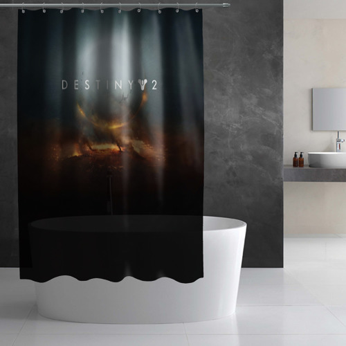 Штора 3D для ванной Destiny 2 - фото 2