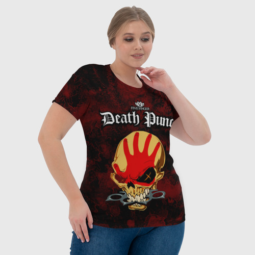 Женская футболка 3D Five Finger Death Punch 4 - фото 6