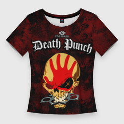 Женская футболка 3D Slim Five Finger Death Punch 4
