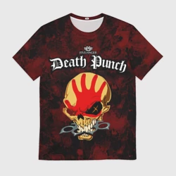 Мужская футболка 3D Five Finger Death Punch 4