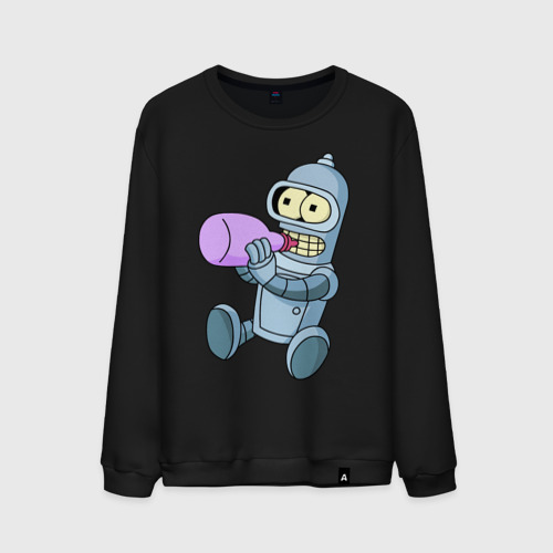 Мужской свитшот хлопок Lil Bender, цвет черный